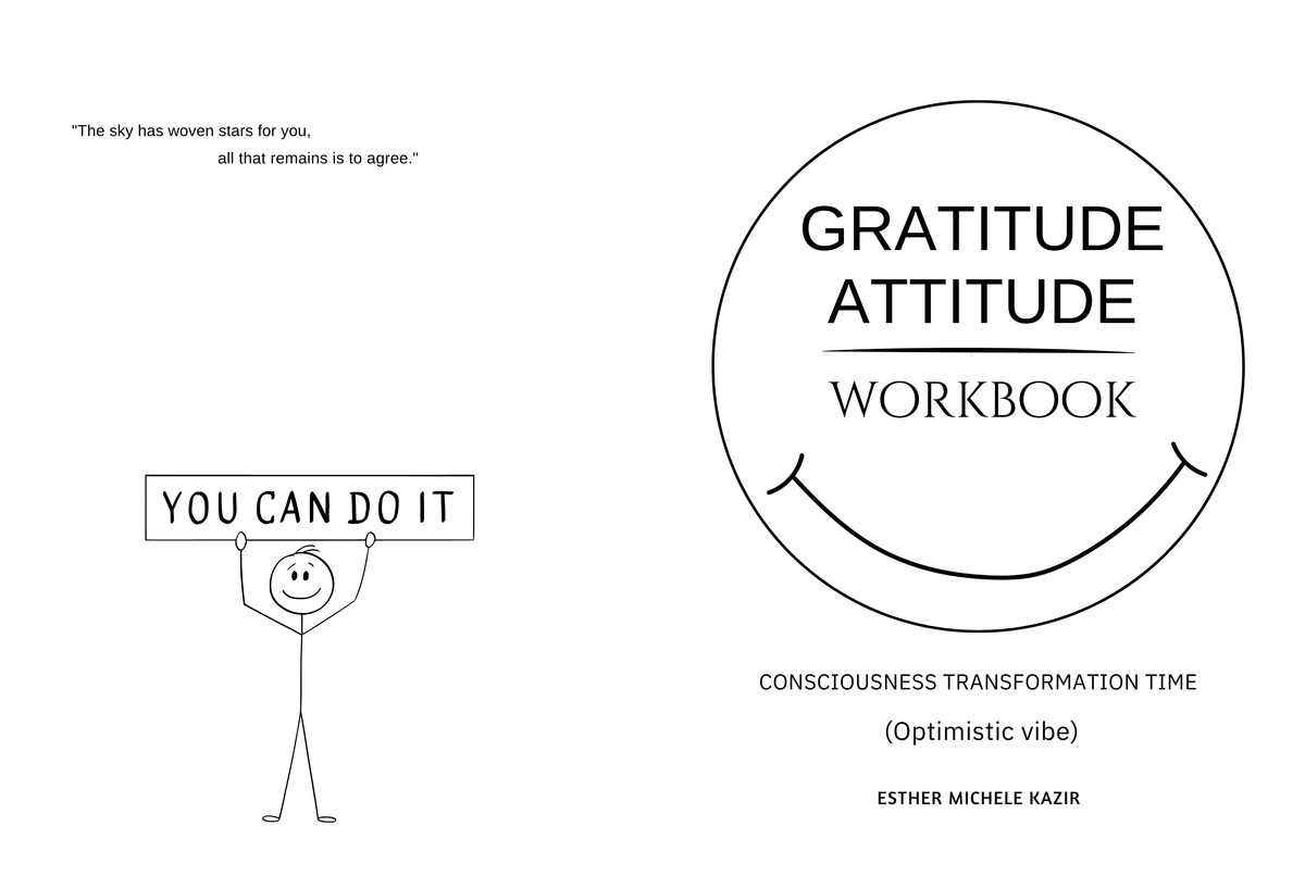 Gratitude Attitude Workbook — Optimistic Vibe cover